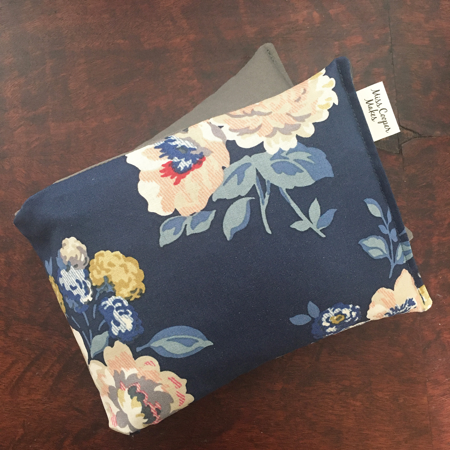 Wheat Pack - Blue Vintage Floral + Grey
