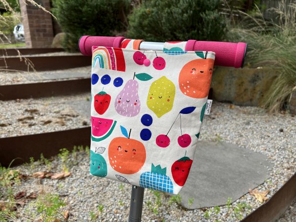 Scooter / Bike Handle Bar Bag - Kawaii Fruit - Image 3
