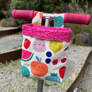 Scooter / Bike Handle Bar Bag - Kawaii Fruit