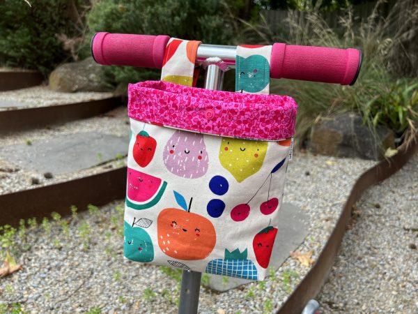 Scooter / Bike Handle Bar Bag - Kawaii Fruit