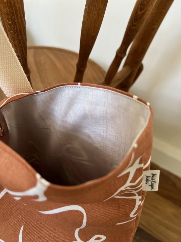 Oversized Market/Beach Tote Bag - Faces + Denim - Image 3
