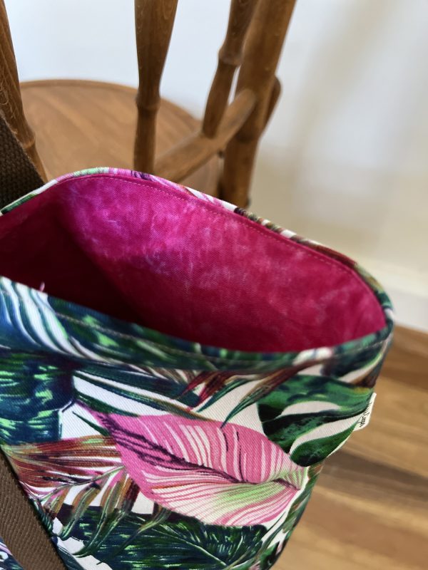 Oversized Market/Beach Tote Bag – Bright Botanical + Den - Image 3