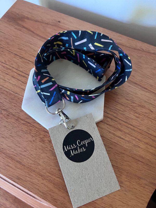 Fabric Lanyard - Sprinkles - Image 3