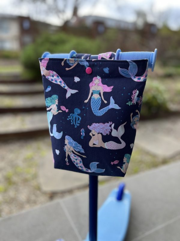 Scooter / Pram / Bike Handle Bar Bag - Mermaid Dreams - Image 3