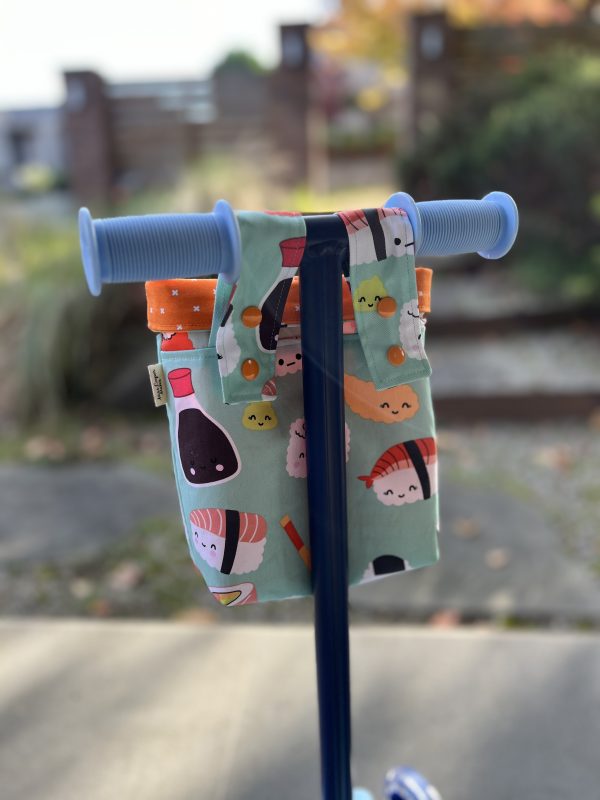 Scooter / Pram / Bike Handle Bar Bag - Sushi Time - Image 3
