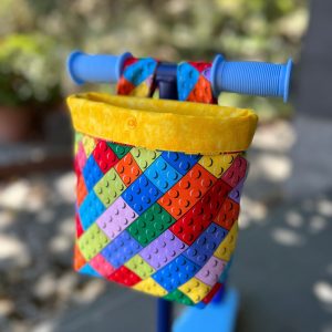 Scooter / Pram / Bike Handle Bar Bag - Building Blocks
