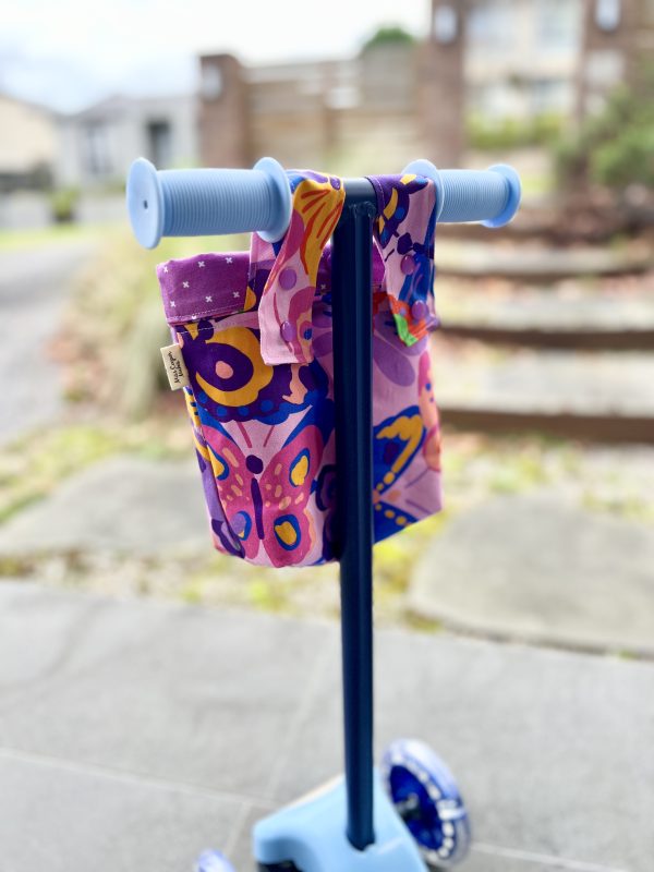 Scooter / Pram / Bike Handle Bar Bag - Butterfly Bliss - Image 3