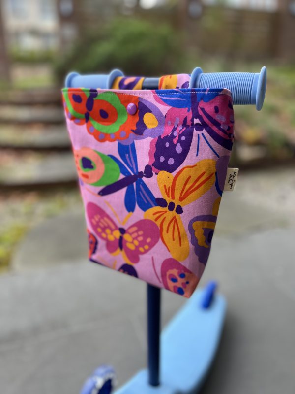 Scooter / Pram / Bike Handle Bar Bag - Butterfly Bliss - Image 5