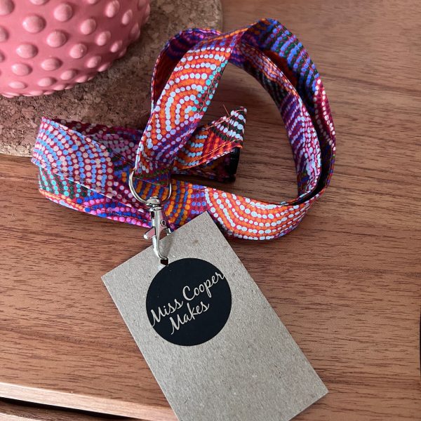 Fabric Lanyard - Bush Potato Dreaming - Image 2