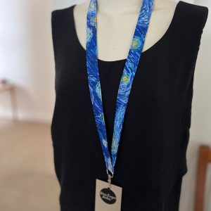 Fabric Lanyard - Starry Night