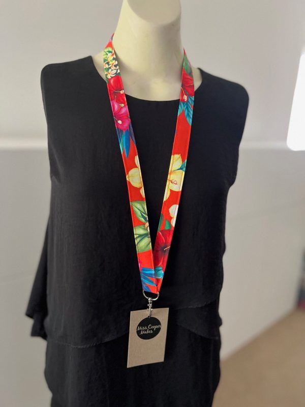 Fabric Lanyard - Tropical Holiday - Image 4