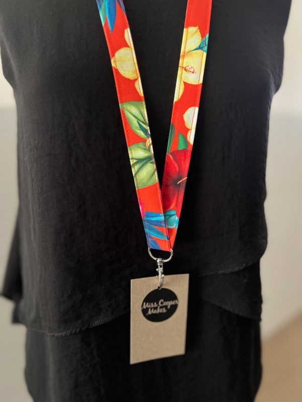 Fabric Lanyard - Tropical Holiday