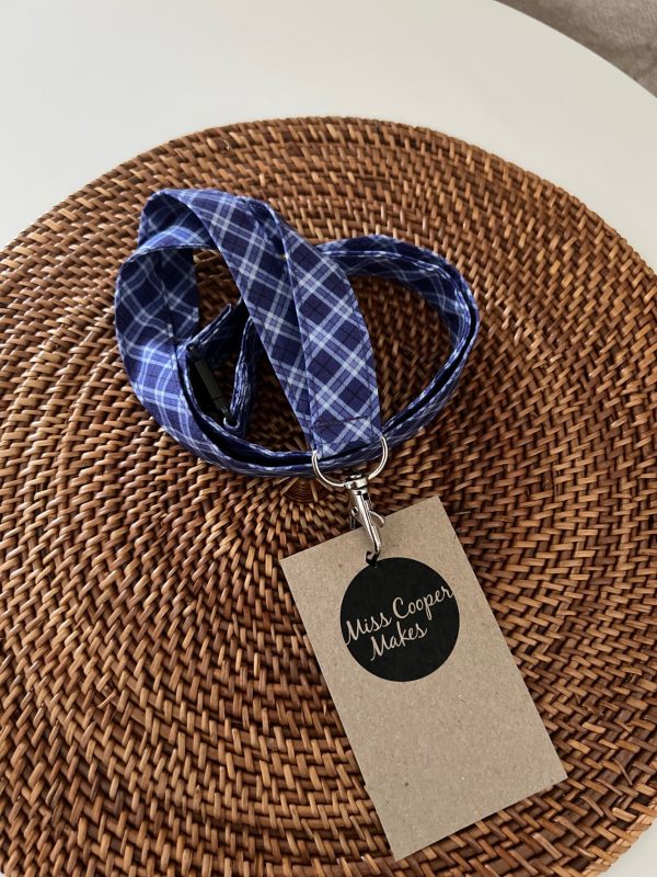 Fabric Lanyard - Mini Plaid - Image 2