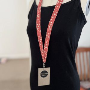Fabric Lanyard - Mushrooms in Bloom
