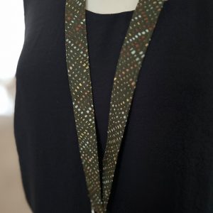 Fabric Lanyard - Olive Green Metallic