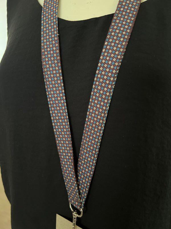 Fabric Lanyard - Preppy Check - Image 3