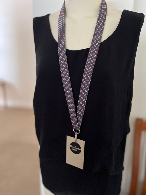 Fabric Lanyard - Preppy Check