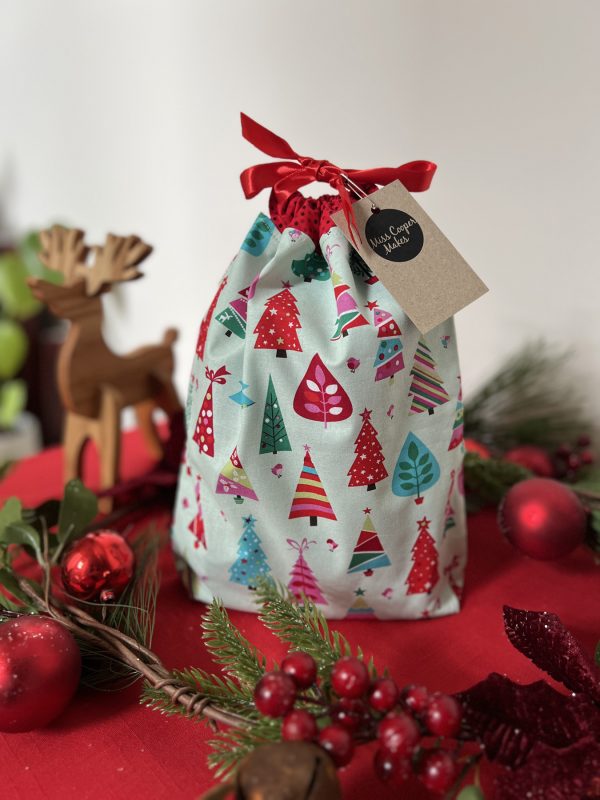 Christmas Gift Bag - Christmas Trees - Small
