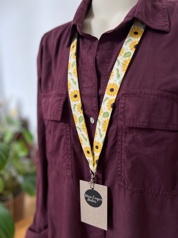 Fabric Lanyard - Sunflower