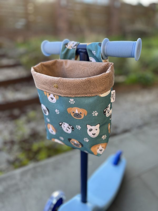 Scooter / Pram / Bike Handle Bar Bag - Puppy Dog Cuties