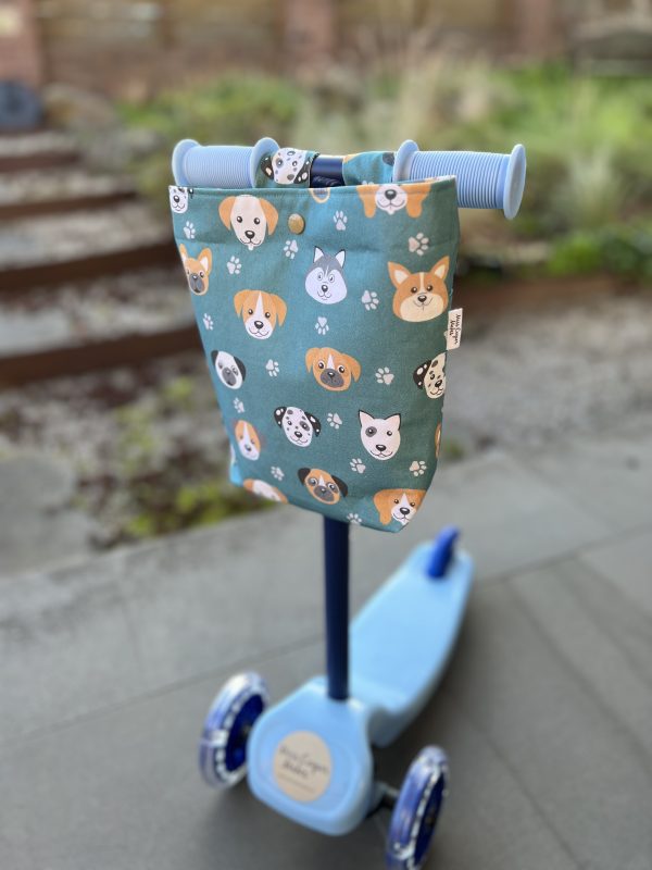 Scooter / Pram / Bike Handle Bar Bag - Puppy Dog Cuties - Image 3