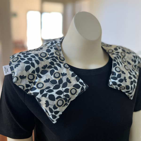 Origami-Inspired Curved Wheat Pack for Neck & Shoulders - Floral Trail - Image 3