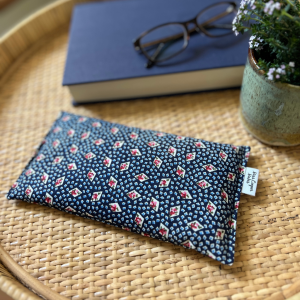 Relaxing Lavender Eye Pillow - Vintage Blue Floral
